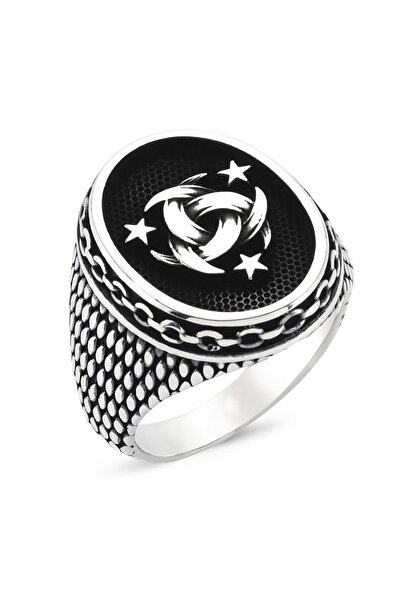 Teşkilatı Mahsusa машки сребрен прстен без камен msr5