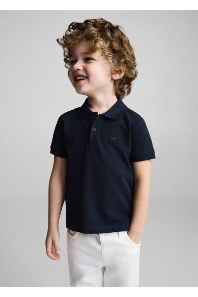 Short-Sleeved Knitwear Polo Shirt