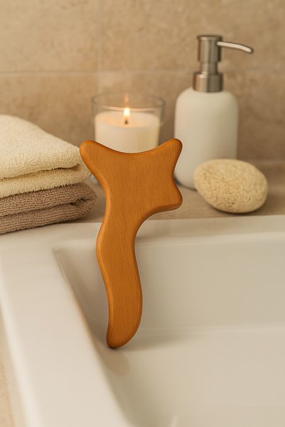 Firming Lymph Drainage 100% Natural Beech Wood Massage Tool
