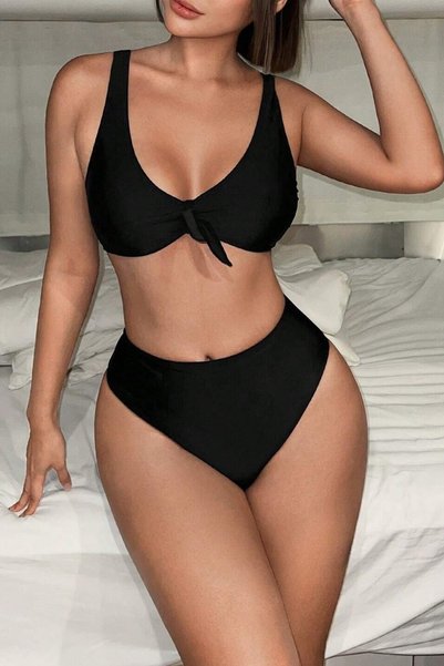 Stylish High Waist Bikini Bottom