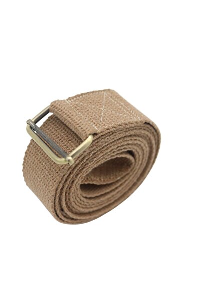 Кафеав каиш за пилатес и јога со античка тока, tan yoga belt