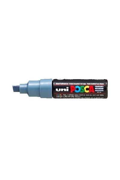 Posca Pc-8k Painting Marker 8 Mm Chisel Tip Lead Gray
