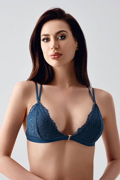 Bralet Without Cups C18326 Navy Blue