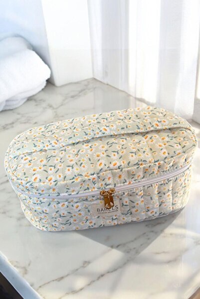 Вирална Daisy патна торба со прегради, XL големина, компатибилна со Airwrap и сите алатки за стилизирање коса