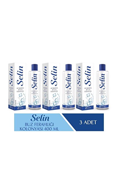 Парфимиран колонски лосион со ледена свежина 400 ml 3-делен сет