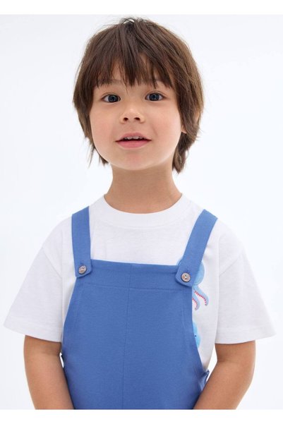 Cotton knitwear overalls