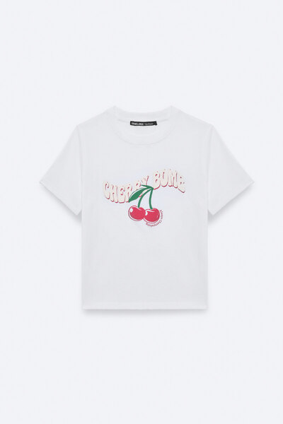 Lazziar Women's Oversize Crew Neck White T-Shirt