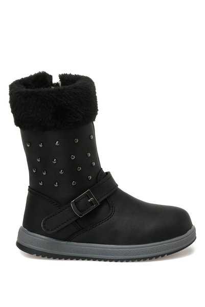 617115p2pr Black Girl's Boots