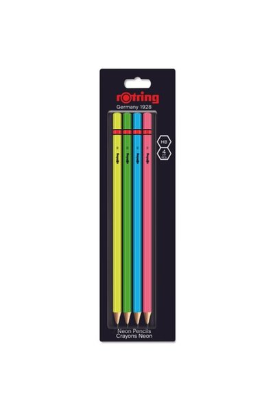 Neon Pencil Set of 4