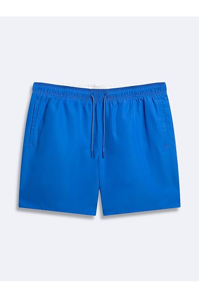 Basic Woven Blue Swim Shorts
