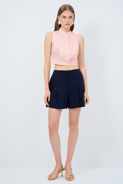 Pleated Shorts