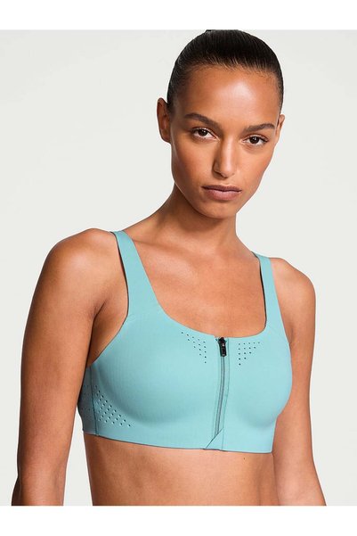 New style! Featherweight Front Zipper Maximum Sports Bra