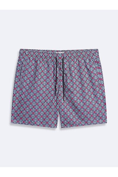 Basic Woven Blue Swim Shorts