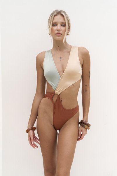 Zahra Color Block Tile Mayokini