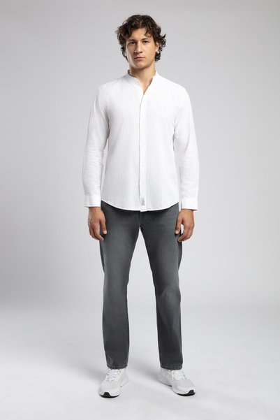 Regular Fit White Men's Shirt 252 Lcm 241013 Julsa White