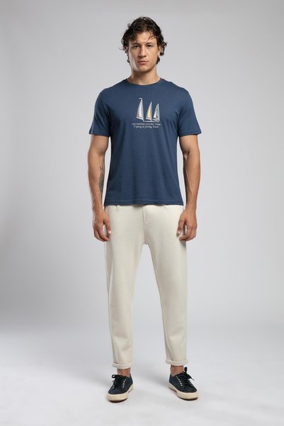 Nelli men's o collar t-shirt