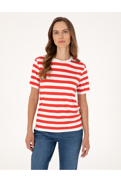 White Regular Fit T-Shirt 50305777-Vr013
