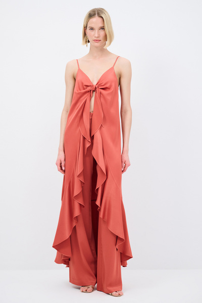 Mert Aslan Tie-Up Blouse