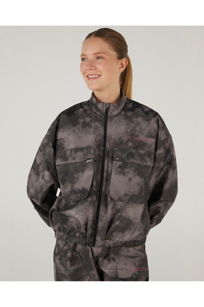 W Micro Collection Rain Jacket Women Black Raincoat S242121-001