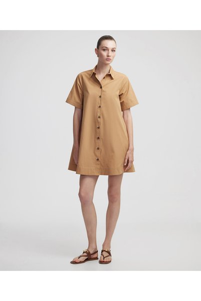 Comfortable Fit Shirt Dress