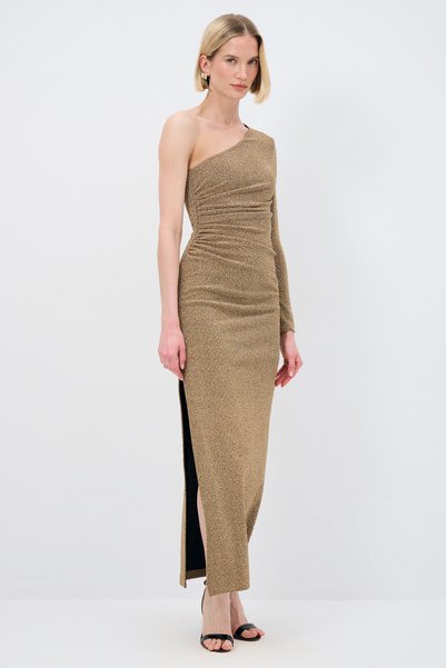Mert Aslan Asymmetrical Knitted Dress