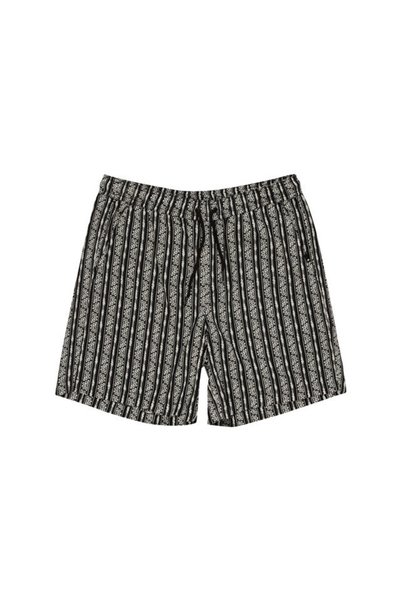 Taxer Jacquard Street Way Men Casual Shorts Eqyws03893-Blsw Black