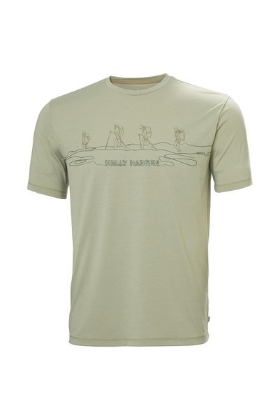 Skog Recycled Graphic Men's Green Round Neck T-Shirt