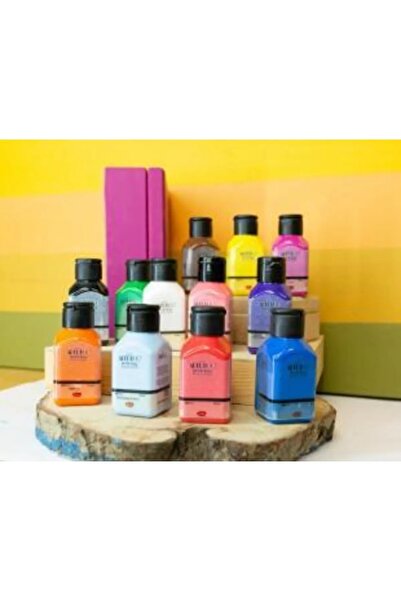 75 Ml Акрилни бои со основни бои сет од 12