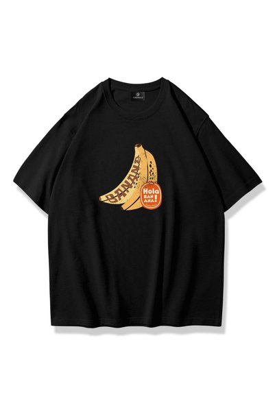 Women's Hola Banana Tshirt Black