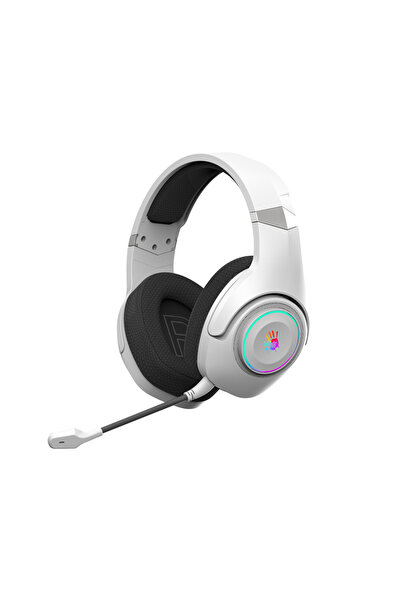A4Tech Bloody GR270 безжични RGB 7.1 Surround бели гејмерски слушалки