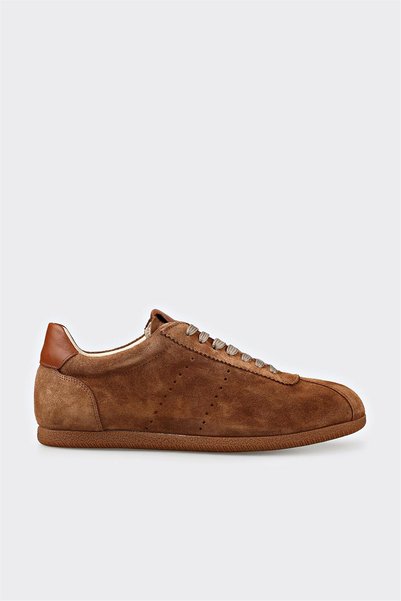 Tan Leather Men's Casual Shoes