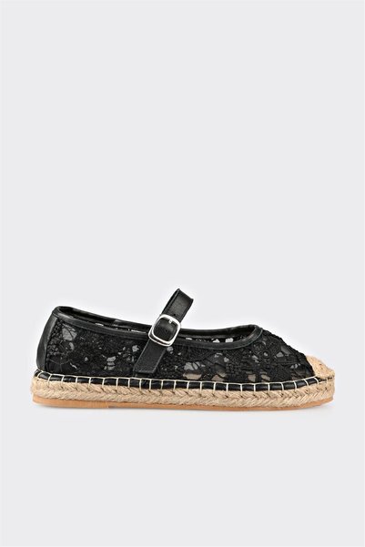 Black Women's Espadrille