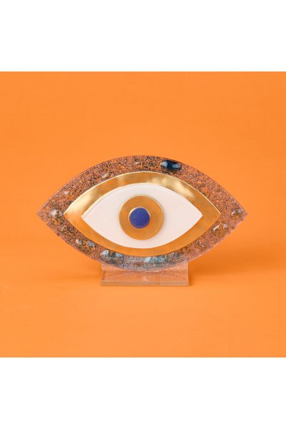 Deco Apricot Orange Decor - Blue - 15 cm