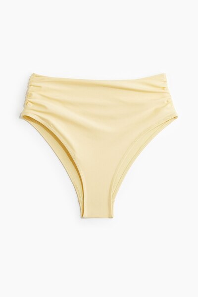 High Waist Cheeky Bikini Bottom
