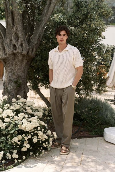 Juro Khaki Men's Trousers
