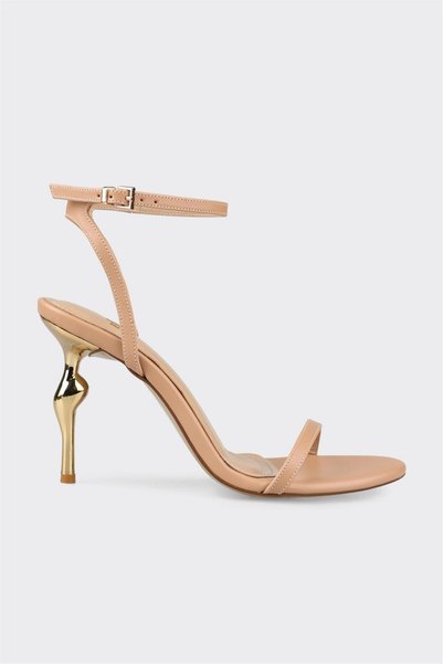 Natural Women's Heeled Sandals