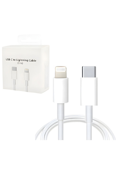 20W iPhone Type-C to Lightining Fast Charging Cable 1 Meter for iPhone 7 8 X Xr 11 12 13 14 Pro Max Plus
