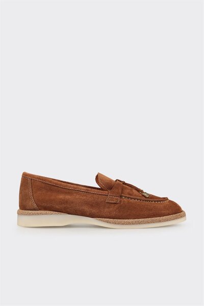Camel Leather Women's Casual Shoes