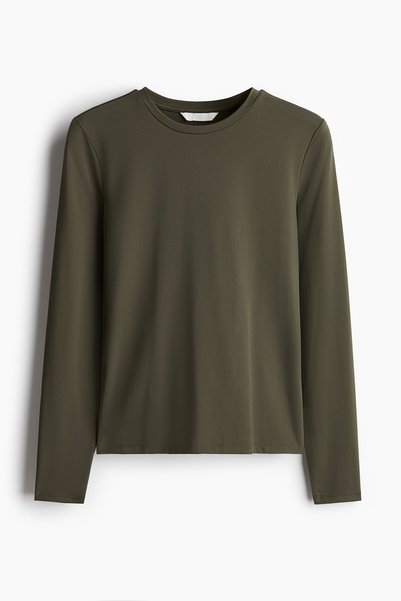 Long Sleeve Microfiber Top
