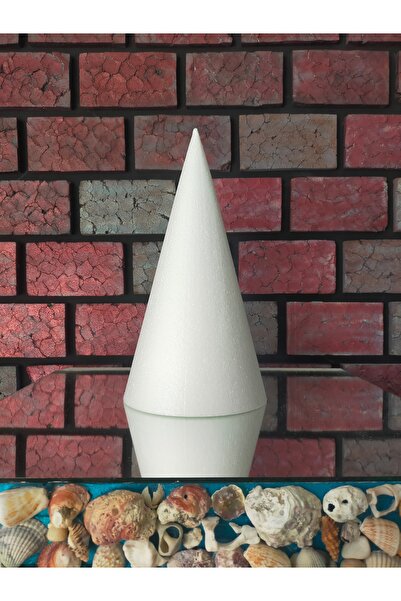 Стиропор конус за кула од безе 18cm R x 35cm H