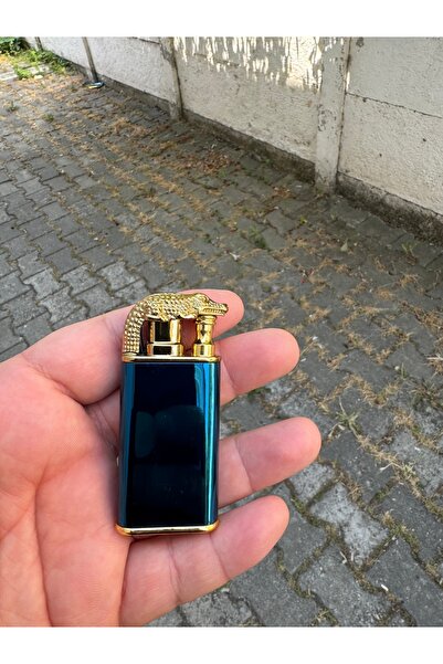 Класичен запалка со модел на змеј, можност за гравирање на име
