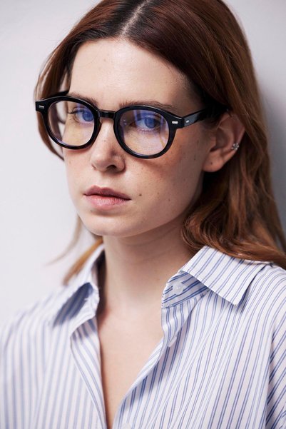 Simon Dark Leopard Blue Light Protective Glasses