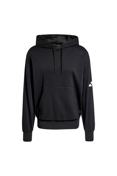 Essentials Loose-Fit 3 Bar Logo French Terry Hoodie