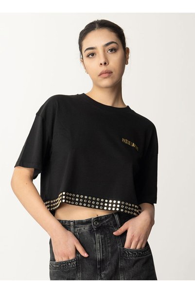 White Women's Round Neck Standard T-Shirt 8m1608