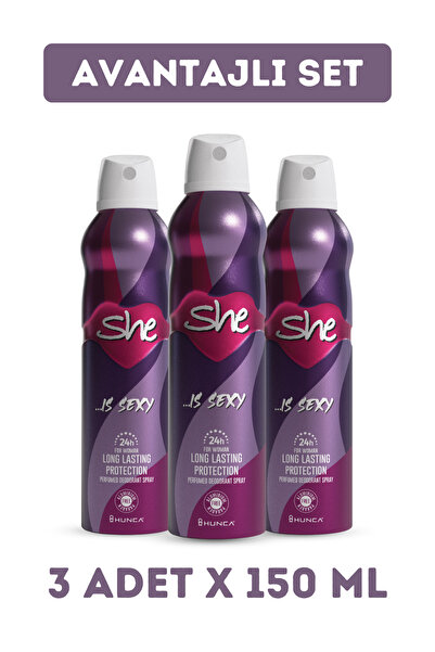 Sexy женски дезодоранс ( 3 парчиња X 150 ml )