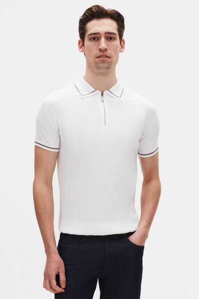 Ds Damat Regular Fit Ecru T-Shirt