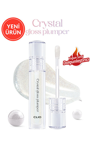 Интензивен сјај за усни со светки за волумен Crystal Gloss Plumper (01 SPİCY ADE)