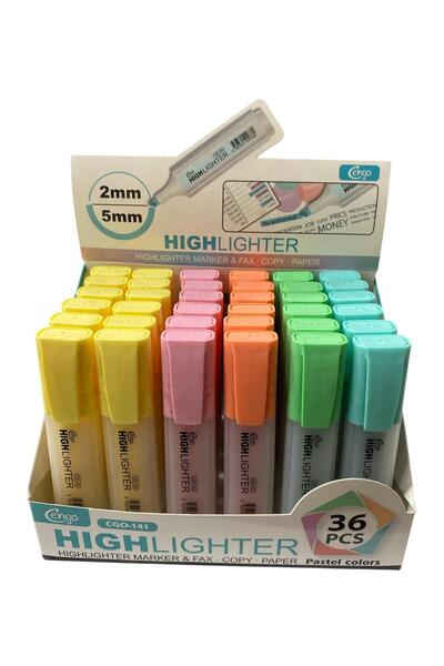 Cengo 36 Pieces Highlighter Pastel Highlighter