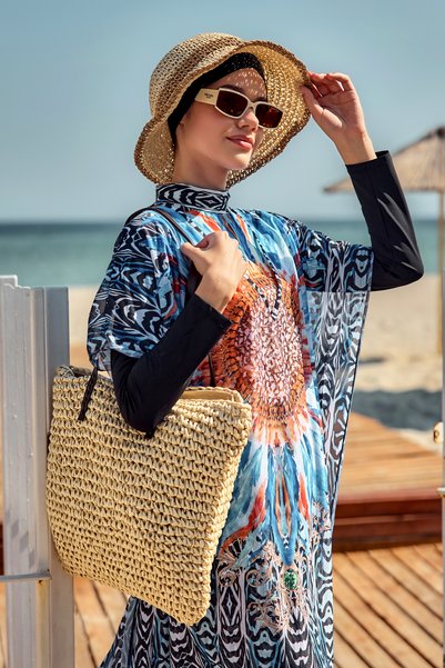 Remsa Straw Beach Bag 011 Ecru
