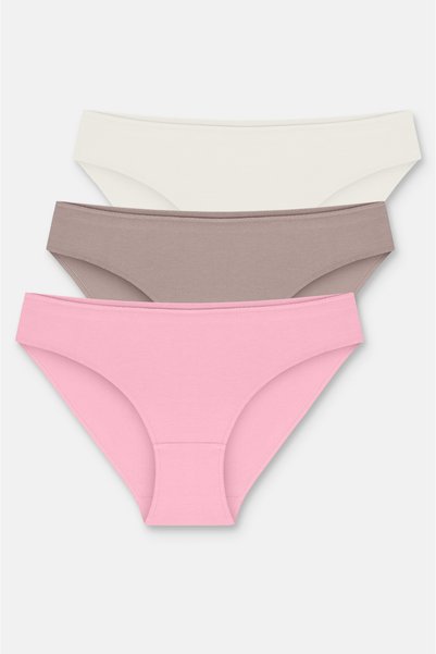 3-Pack Cotton Basic Regular Waist Briefs